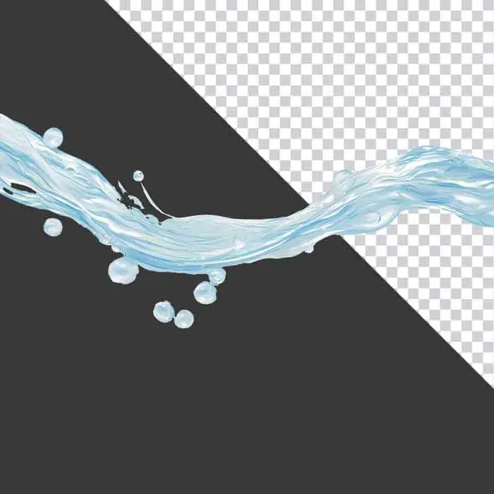 Sóng Nước Tươi Mát Trong Suốt PNG - Hiệu Ứng Nước Động Đẹp Mắt