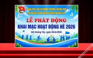 Banner Khai Mạc Hoạt Động Hè 2026 – File CDR Sắc Nét, Dễ Chỉnh Sửa