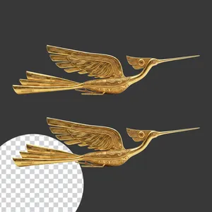 Biểu tượng chim lạc hồng png kèm họa tiết hoa văn trống đồng chất lượng cao