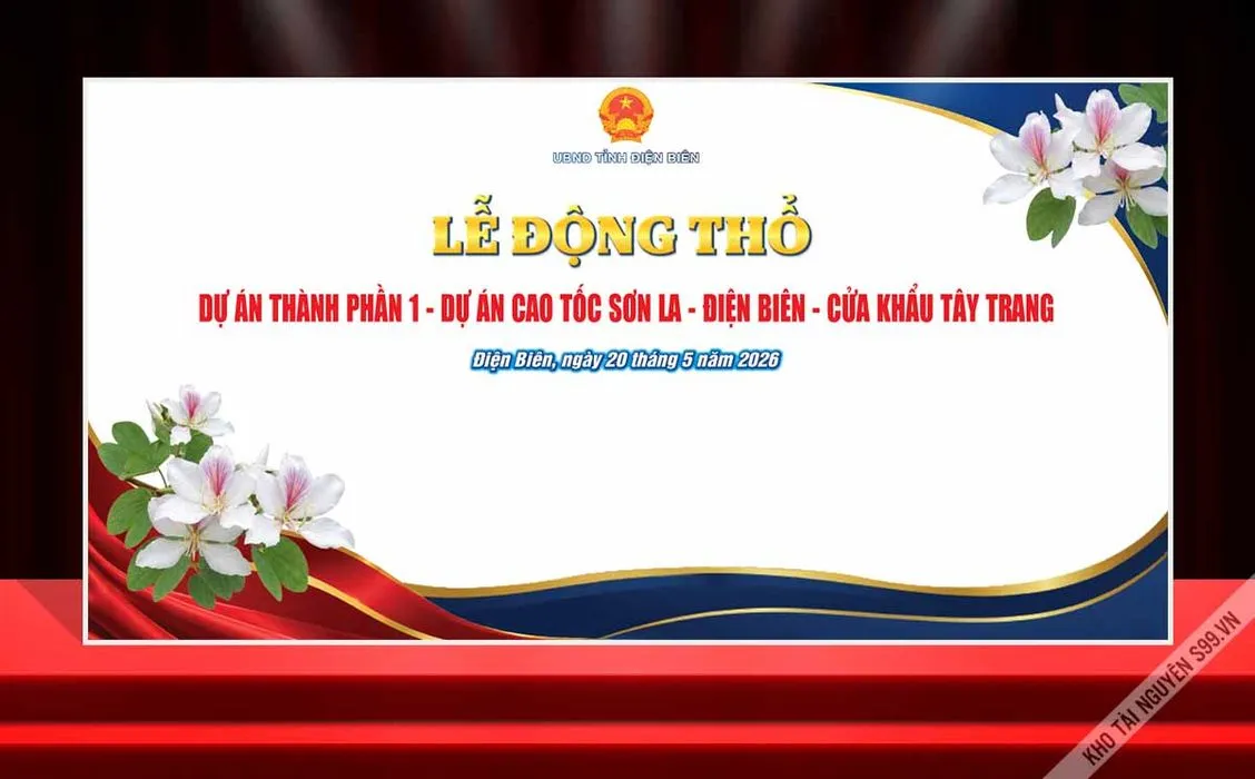 Backdrop Lễ Động Thổ Dự Án Cao Tốc Sơn La - Điện Biên (CDR)