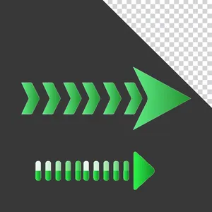 Mũi tên  chỉ bên phải có đường đứt đoạn File PNG