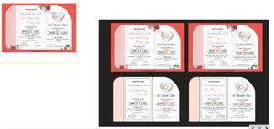 Mẫu thiết kế thiệp mời lễ thành hôn Thành Công Mặc Hà File Corel