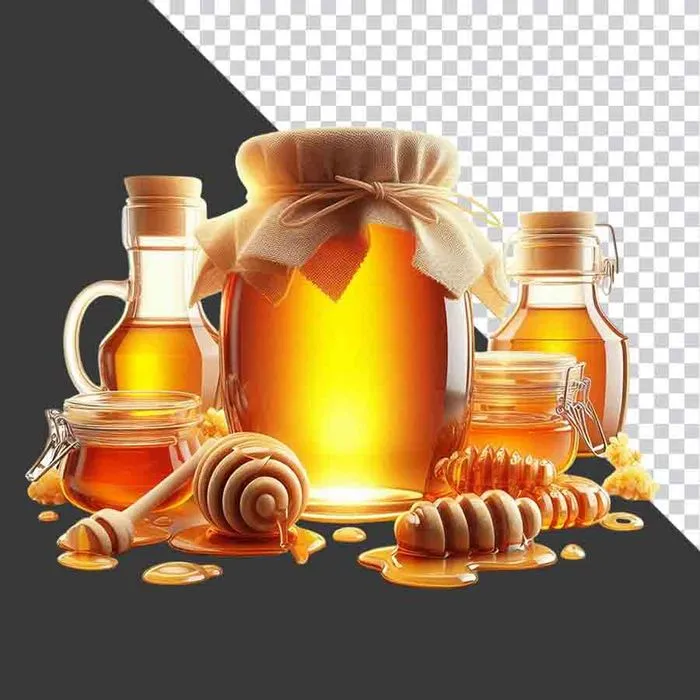 Bộ Sưu Tập Hũ Mật Ong Chất Lượng Cao - File PNG Trong Suốt