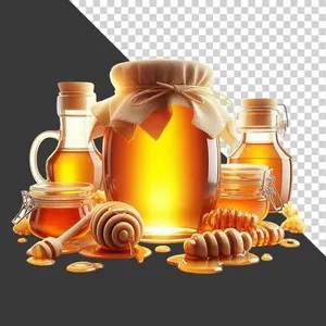 Bộ Sưu Tập Hũ Mật Ong Chất Lượng Cao - File PNG Trong Suốt