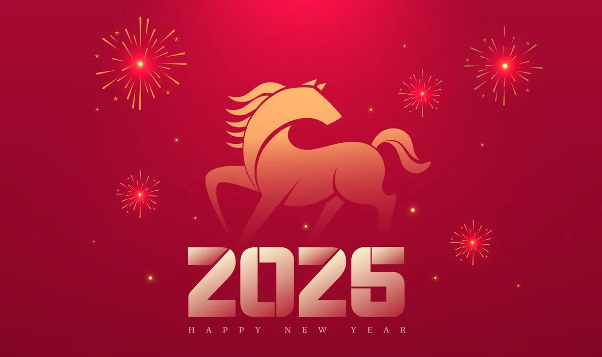 File Ai đầu ngựa vàng 2026 kết hợp đèn lồng đỏ
