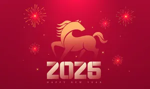 File Ai đầu ngựa vàng 2026 kết hợp đèn lồng đỏ
