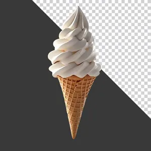 Kem Ốc Quế Vanilla PNG - Tài Nguyên Thiết Kế Đồ Họa Chất Lượng Cao