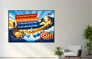 Tranh Treo Tường Động Lực Doanh Nghiệp - Vector CDR Chất Lượng Cao
