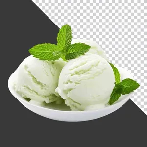 Đĩa kem PNG chất lượng cao - Tách nền sẵn sàng cho thiết kế