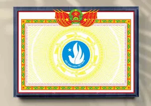 Mẫu thiết kế bằng khen Hội Sinh viên Việt Nam năm 2026 File Corel