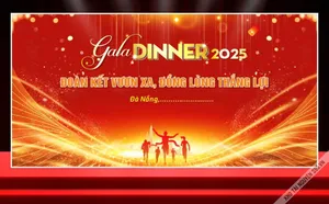 File Corel Gala Dinner Đoàn Kết Vươn Xa Đồng Lòng Thắng Lợi