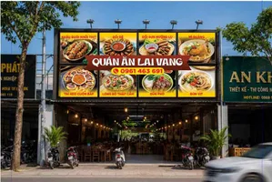 File Corel - Mẫu thiết kế bảng hiệu quán ăn Lai Vang