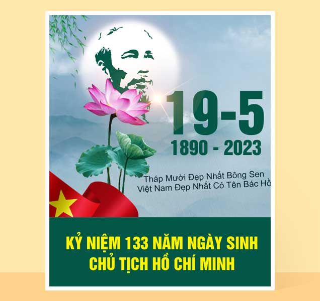 File thiết kế kỷ niệm mừng ngày sinh nhật Bác hỗ - Mẫu số SD555