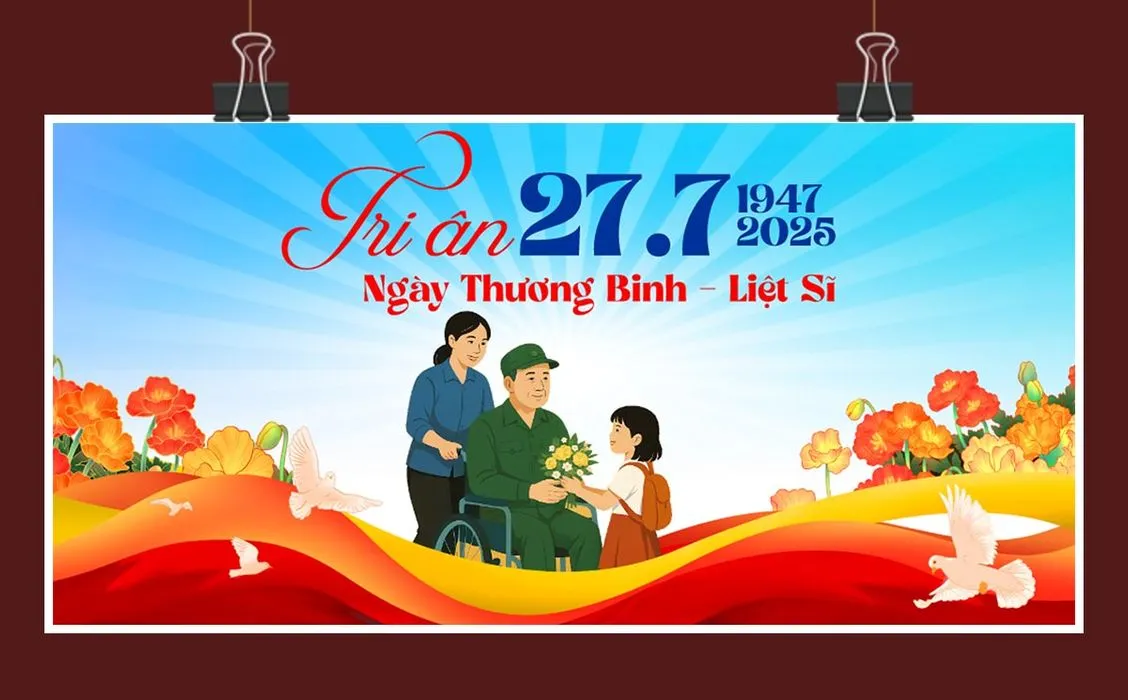 Background, phông nền tri ân ngày thương binh liệt sĩ 27-7 file corel