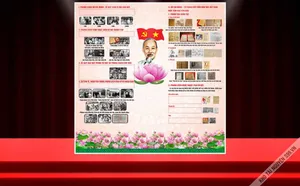 Background Không Gian Văn Hóa Hồ Chí Minh - File CDR Chất Lượng Cao