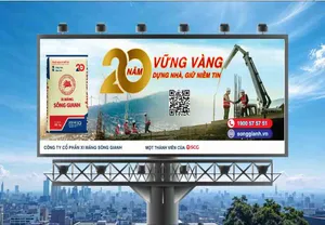 File Corel -Mẫu thiết kế pano kỷ niệm 20 năm xi măng Sông Gianh vững vàng dựng nhà giữ niềm tin