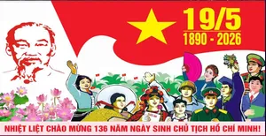Background Kỷ Niệm 136 Năm Ngày Sinh nhật Bác Hồ