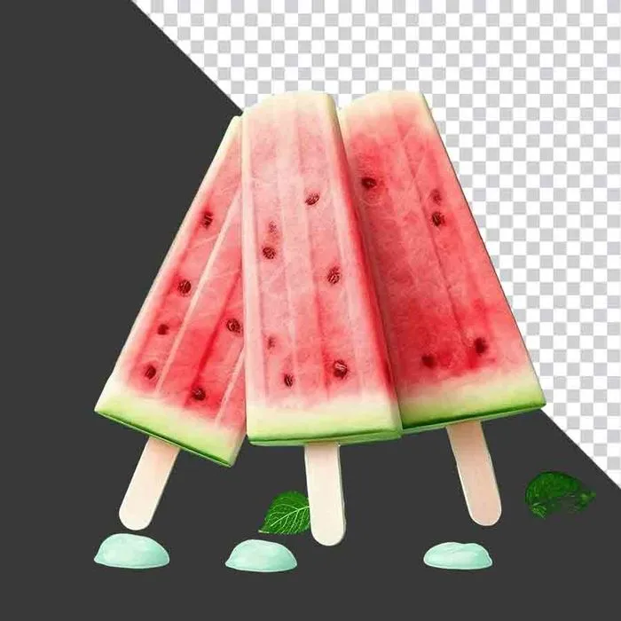 Kem que dưa hấu mát lạnh File PNG