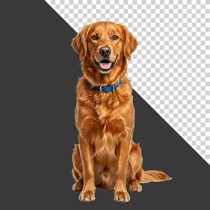 Ảnh Chó Golden Retriever Chất Lượng Cao Nền Trong Suốt (PNG)
