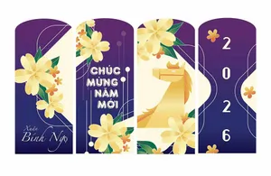 Bộ Bao Lì Xì Xuân Bính Ngọ 2026 Hình Ngựa Vàng 
