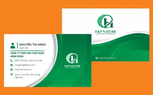Mẫu Cad visit công ty xuất nhập khẩu tone xanh  file corel