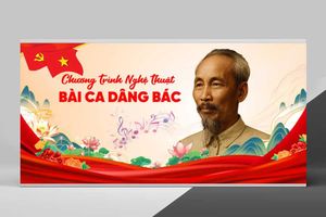Backdrop kỷ niệm ngày sinh nhật Bác Hồ 19 tháng 5 file corel chất lượng cao - Mẫu số 4
