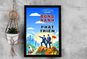 Vector Cổ Động Phát Triển NEW TEK - File CDR Chất Lượng Cao