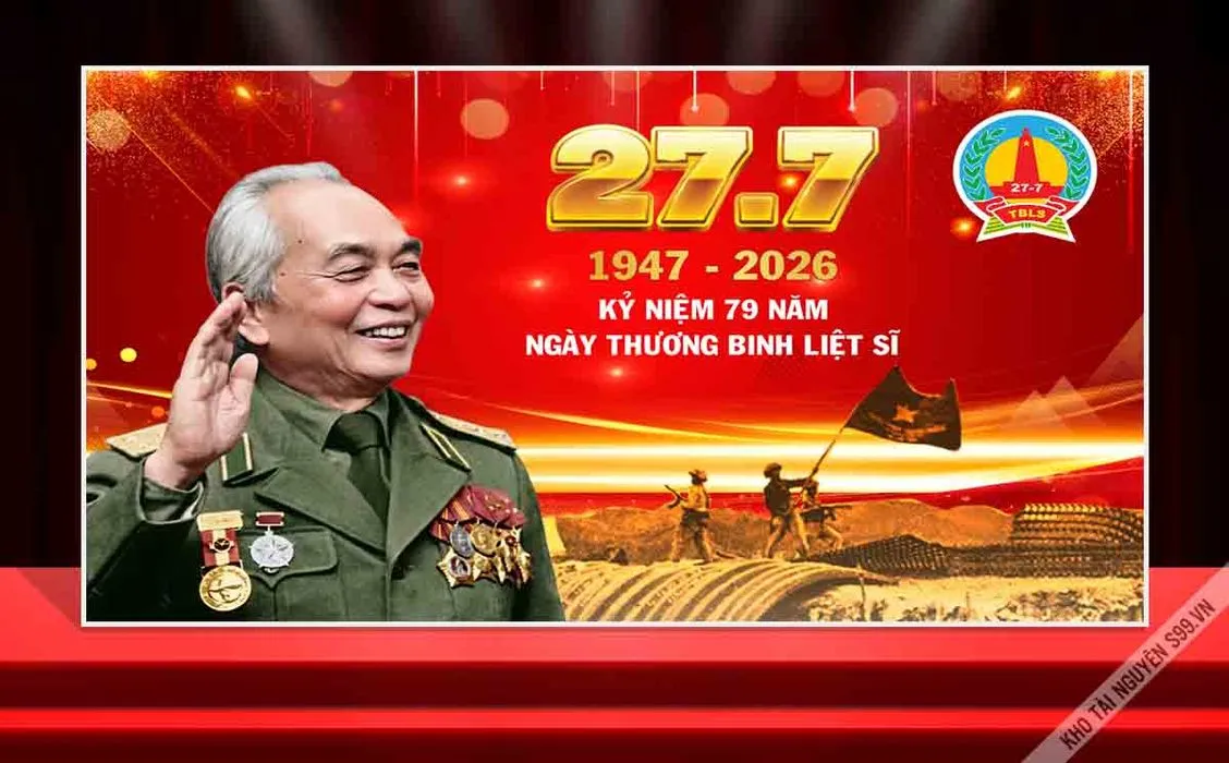 Background Ngày Thương Binh Liệt Sĩ 27/7 PSD - Thiết Kế Chuyên Nghiệp