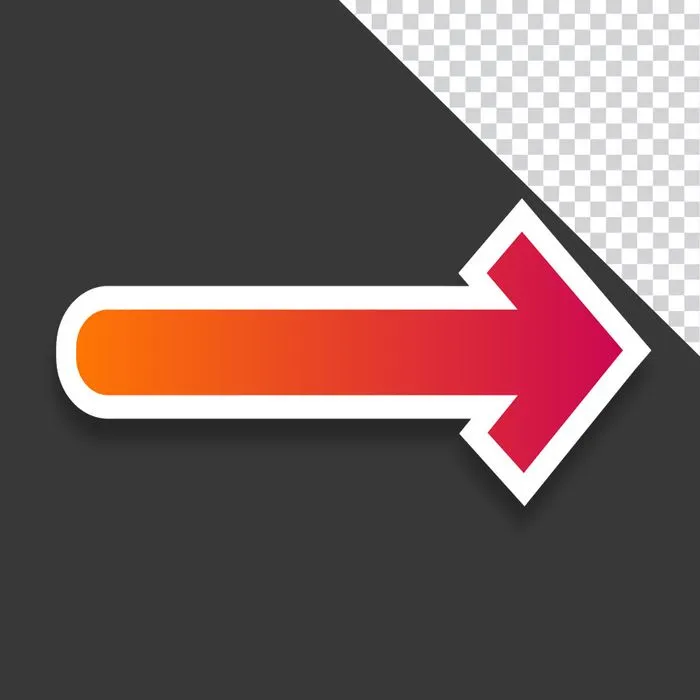 Hình ảnh mũi tên mầu  hồng File PNG