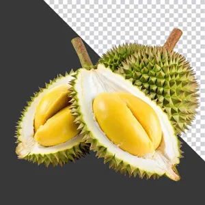 Sầu Riêng Tươi Mở - PNG Chất Lượng Cao cho Thiết Kế Đồ Họa