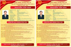 Mẫu Giới Thiệu Ứng Cử Viên - File CDR