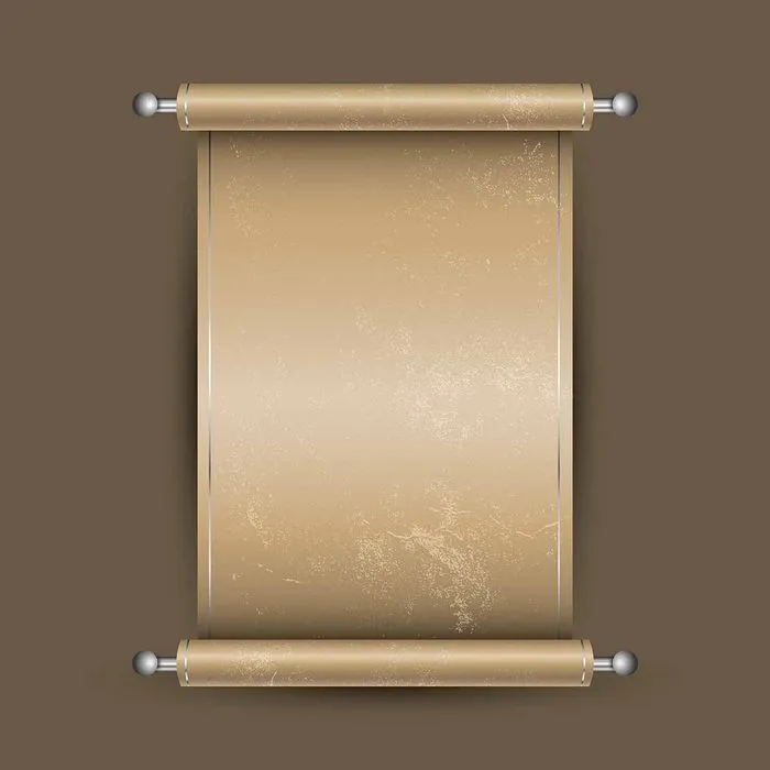 Vector Cuộn thư uốn cong