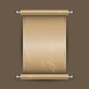 Vector Cuộn thư uốn cong