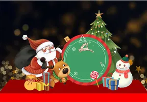 Ông già Noel, Người tuyết, Tuần lộc và Cổng vòm tuyết.