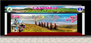 Thiết kế gian hàng du lịch Lai Châu – Khám Phá Để Tận Hưởng, Kỳ Vĩ Và Bản Sắc File Corel
