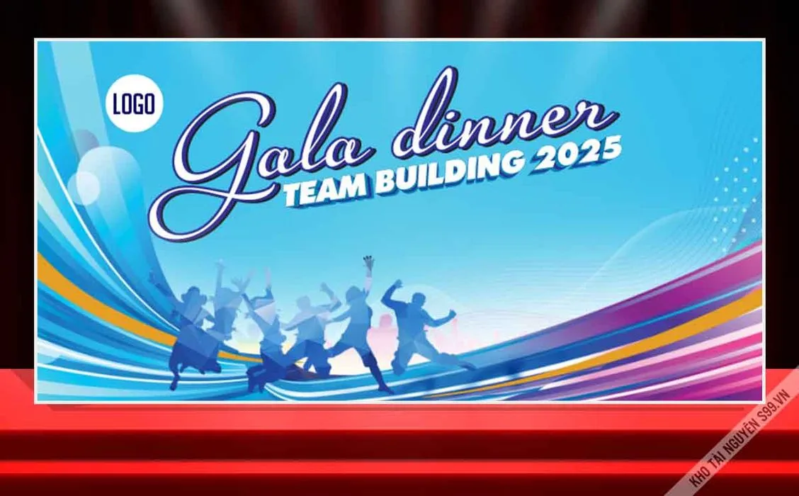 Phông gala dinner team building 2025 File Corel