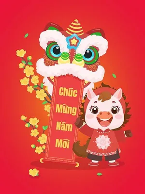 Poster Chúc Mừng Năm Mới - Tết Cổ Truyền Việt Nam (Vector EPS)