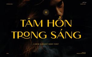 Font chữ sang trọng cho lĩnh vực spa, thẩm mỹ TH Cameo Sans Việt hóa