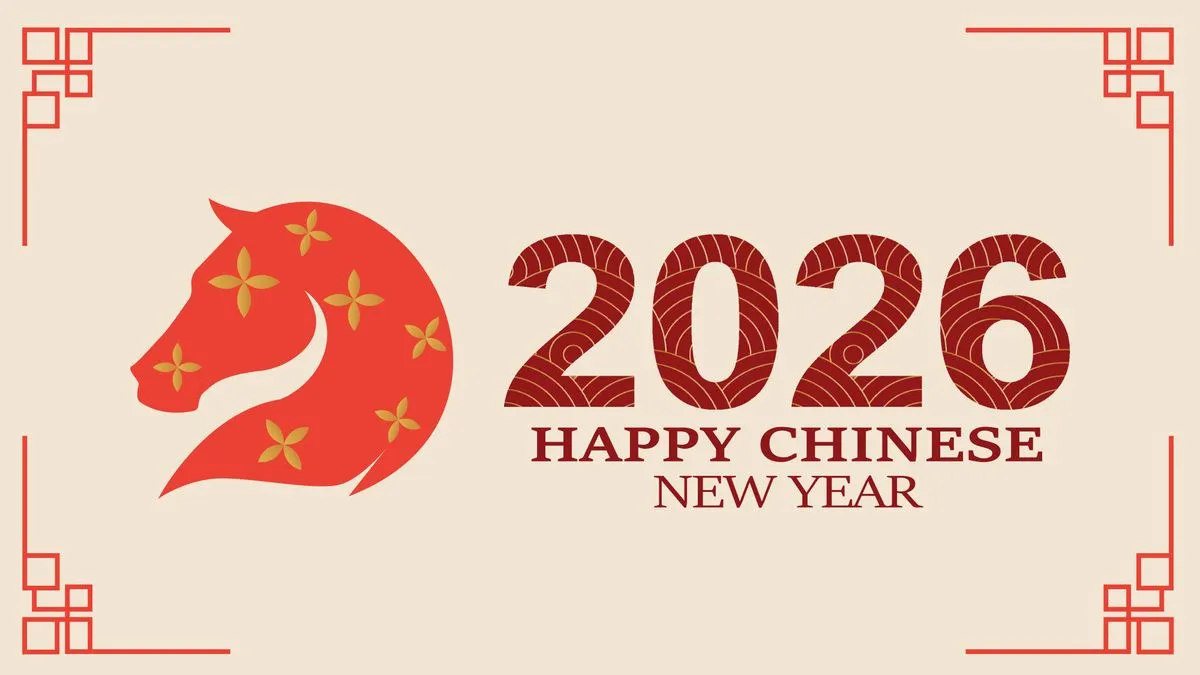 Hình Ảnh 2026 Happy Chinese New Year Năm Con Ngựa