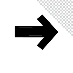 Mũi tên mầu đen chỉ bên phải File PNG