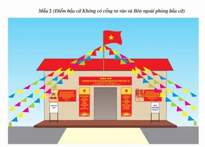 Mẫu Trang Trí Điểm Bầu Cử CDR – Thiết Kế Đồ Họa Chuyên Nghiệp