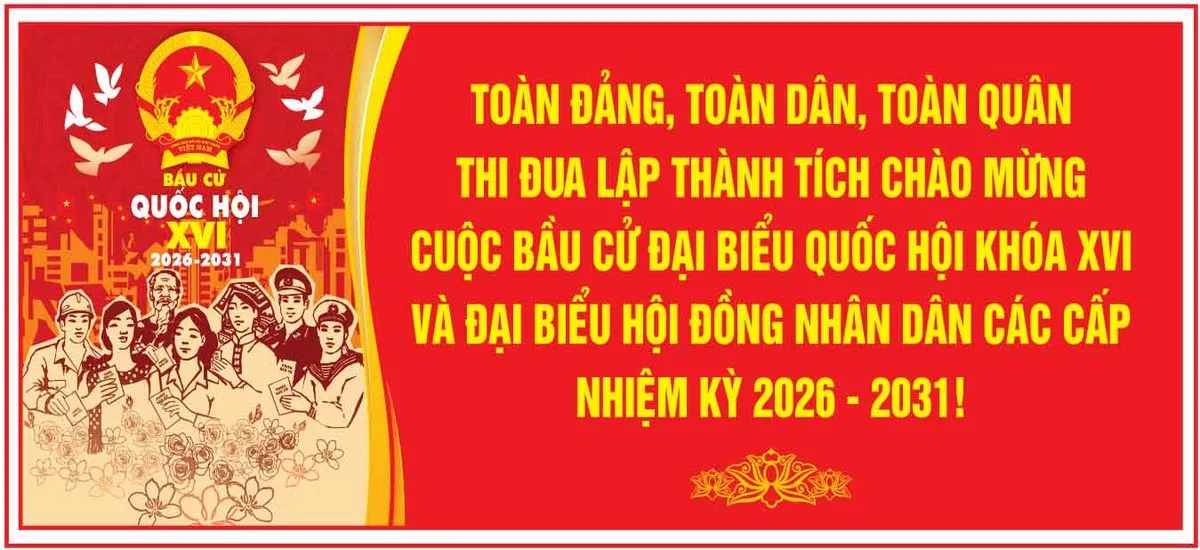 Banner Tuyên Truyền Bầu Cử Quốc Hội CDR - Thiết Kế Chuyên Nghiệp