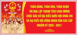 Banner Tuyên Truyền Bầu Cử Quốc Hội CDR - Thiết Kế Chuyên Nghiệp