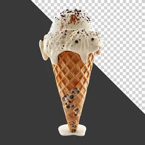 Ly kem vani socola chip PNG chất lượng cao cho thiết kế đồ họa