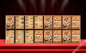 Background Menu Quán Ăn Đa Năng - File CDR Chuyên Nghiệp Dễ Chỉnh Sửa