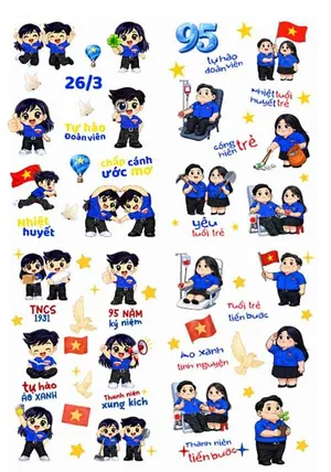 Bộ Sưu Tập Hình Ảnh Hoạt Hình Thanh Niên Việt Nam 95 Năm Đoàn
