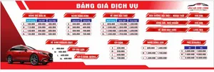 File Corel Bảng Giá Dịch Vụ Rửa Xe Làm Hà Car Care