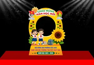 Khung check-in Chào Mừng Năm Học Mới 2025-2026