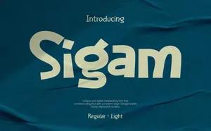 Font chữ hoạt hình vui nhộn phá cách TH Sigam Việt hóa