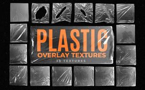 36 hiệu ứng overlay textures mang túi bóng nilong trong suốt chất lượng cao